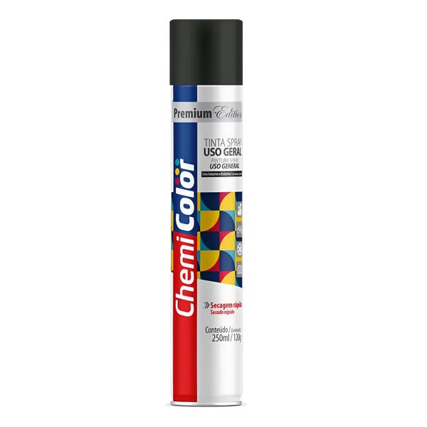 Spray Grafite 250ml Chemicolor Pintura Rápida e Uniforme