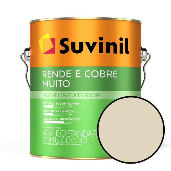 Tinta Rende e Cobre Muito Suvinil - Palha
