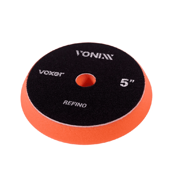 BOINA REFINO LARANJA 5" VOXER VELCRO ROTATIVA OU ROTO-ORBITAL