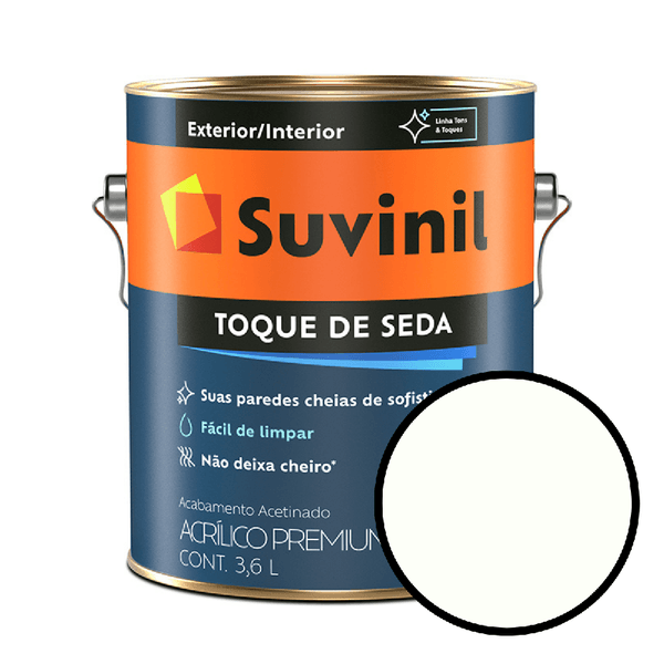 Suvinil Toque de Seda Acetinado – Branco Neve