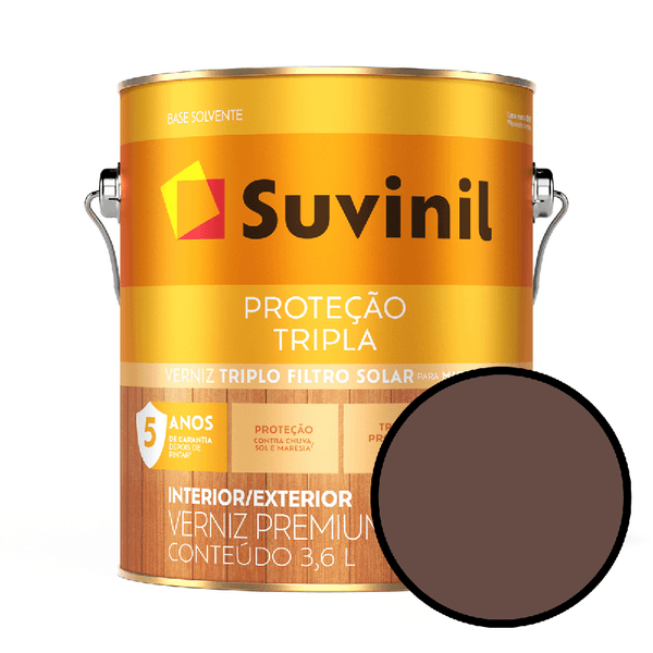 VERNIZ TRIPLA PROTEÇÃO BRILHANTE SUVINIL - MOGNO