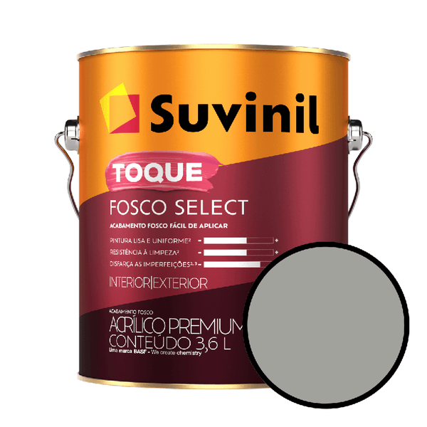 Tinta para Parede 3,6 Litros Toque Fosco Select Suvinil - Elefante