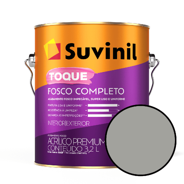Tinta Para Parede 3,6 Litros Toque Fosco Completo Suvinil - Elefante