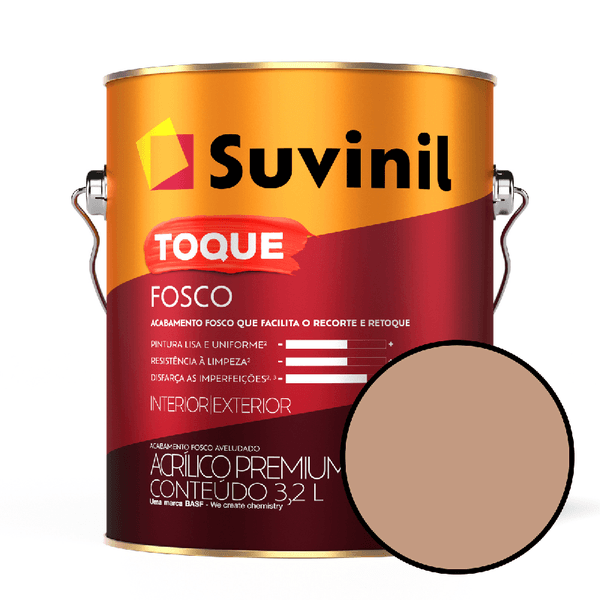 Tinta Para Parede 3,6 Litros Toque Fosco Suvinil - Flor-de-anis