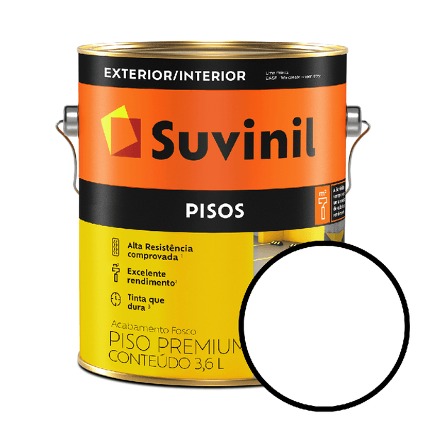 Tinta Piso Suvinil 3,6l - Branco