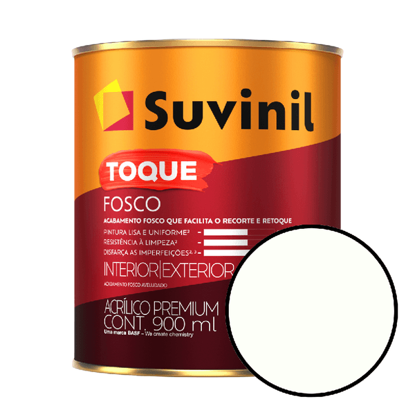 Tinta Para Parede 900ml Toque Fosco Suvinil - Branco Neve