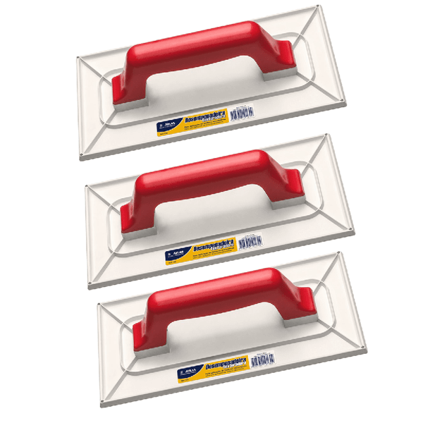 PACOTE COM 3 UNIDADES Desempenadeira Para Textura 165 Atlas