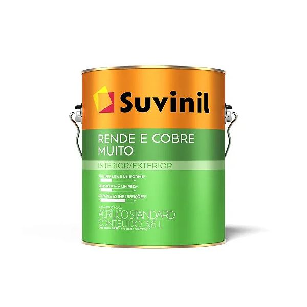 Tinta Para Parede Rende Muito Suvinil 3,6 Litros Allure
