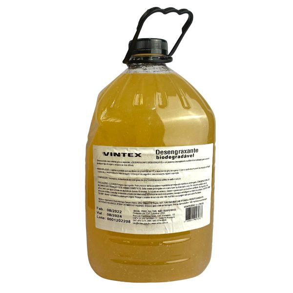 DESENGRAXANTE BIODEGRADÁVEL 5,0L CHASSIS RODAS ALUMINIO