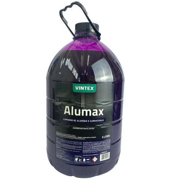 DESINCRUSTANTE ALUMAX 5,0L LIMP.RODAS CHASSIS ALUMÍNIO INOX E MADEIRA