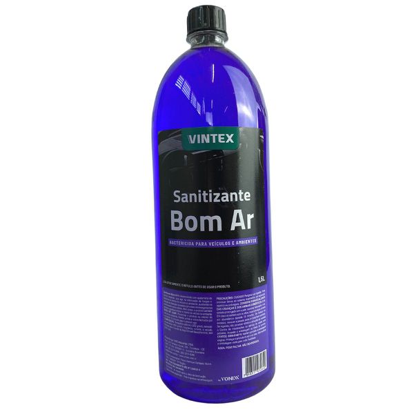 SANITIZANTE VINTEX 1,5L BOM AR DESINFETANTE COM QUARTERNÁRIO DE AMONIO