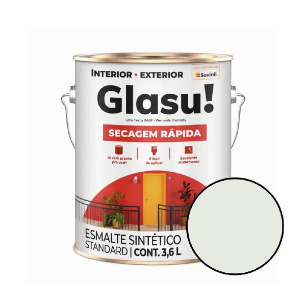 Tinta Esmalte Brilhante Gelo 3,6L Glasurit