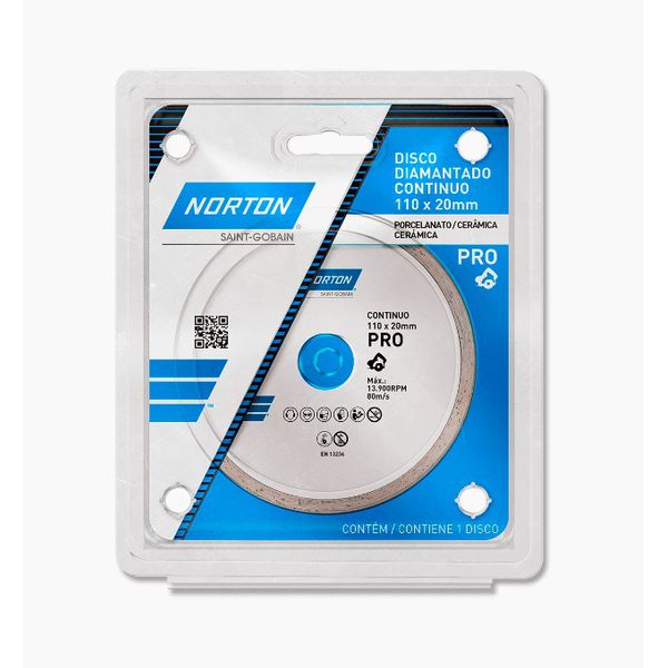 Disco Corte Diamantado Continuo Norton