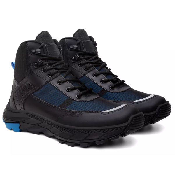 BOTA ADVENTURE MASCULINA VNT ULTRA PRETO E AZUL