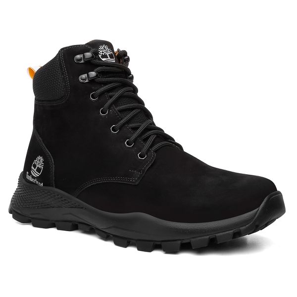 Coturno Adventure Masculino Couro Solado Reciclado Outdoor Preto PRIVATE LABEL TIMBERLAND