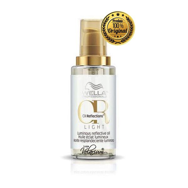 WELLA OIL REFLECTIONS LIGHT LUMINUS OLEO REPARADOR DE PONTA PROFISSIONAL 30 ML