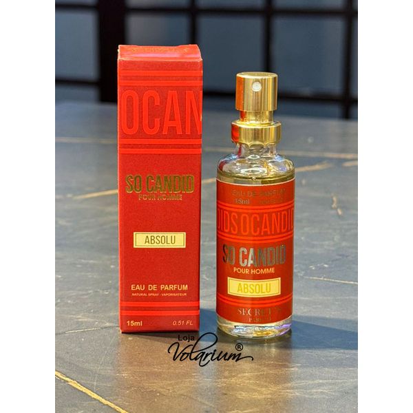 Perfume Arabe So Candid Decanter Miniatura 15 ml