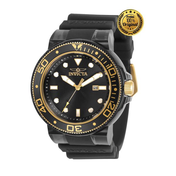 RELOGIO INVICTA PRO DIVER 32337 BLACK TRANSPARENTE