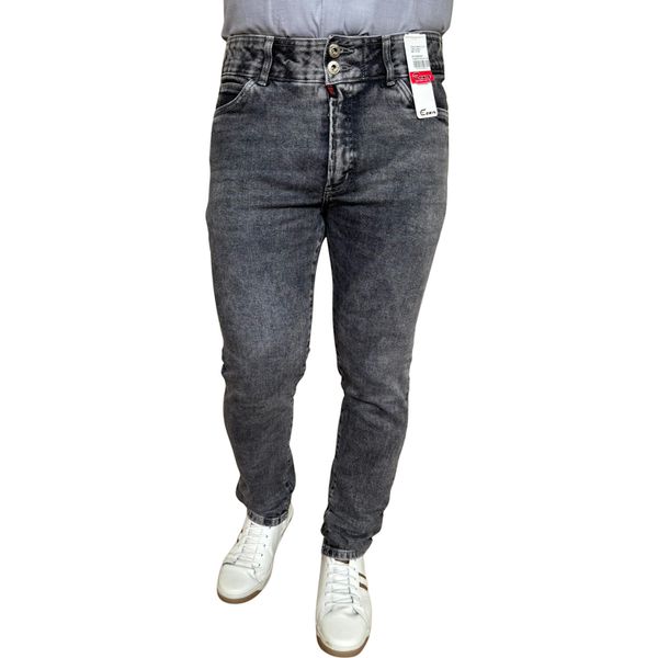 Calça Edwin Masculina Preta Estonada 
