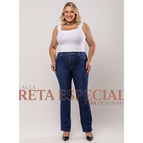 Calça Jeans Plus Size Feminina Loopper 
