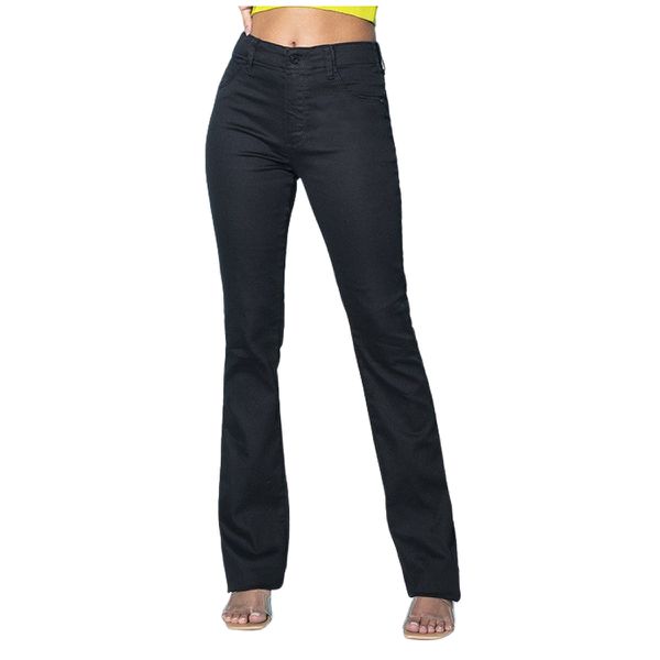 Calça Feminina Preta Flare Loopper Modeladora