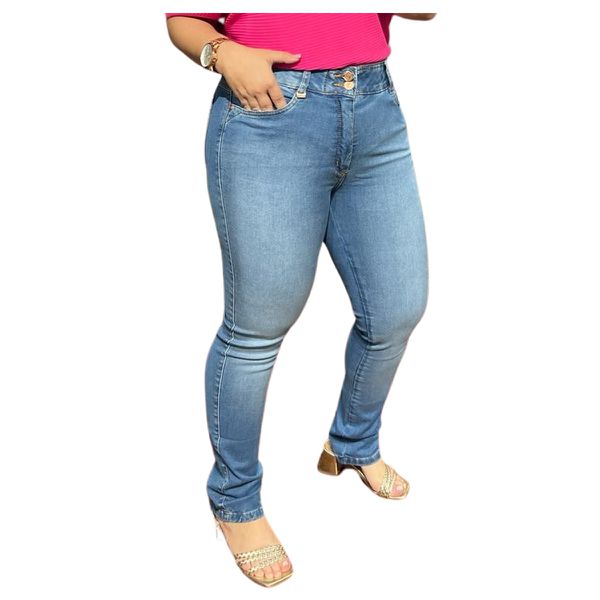 Calça Loopper Feminina Jeans Claro