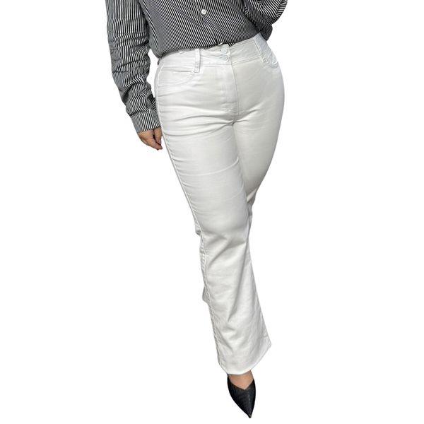 Calça Feminina Branca Flare Loopper 