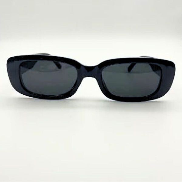 Óculos de Sol HD STORM Design Retangular com Toque Arredondado, Super Leve e Elegante Preto