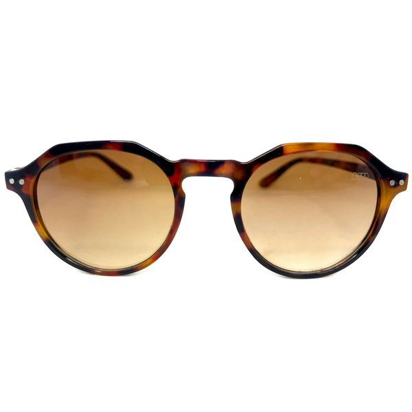 Óculos de Sol Anani HD em acetato cor animal print com as lentes policarbonato degradê marrom