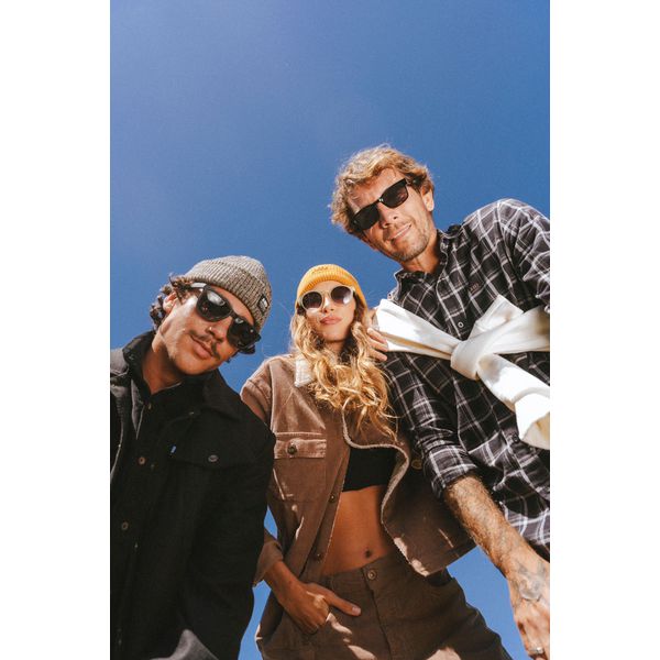 Óculos de Sol HD KEA AZUL Design Translucido, Lentes Redondas Degradê com Proteção UV 400! Azul