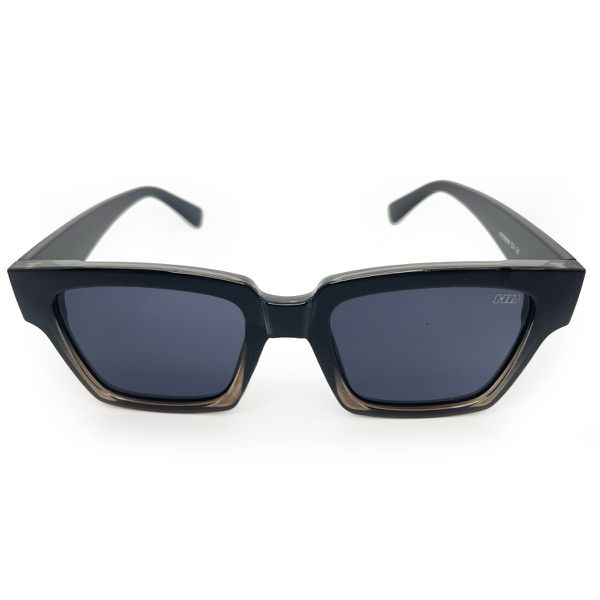 Óculos de sol HD Swell Fumê com armação e hastes em cinza translucido e lentes com proteção UV