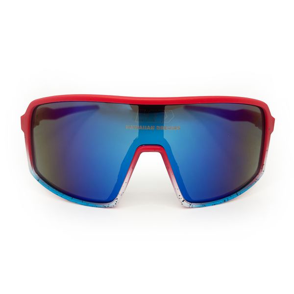 Óculos de Sol HD HAWAI 2.0.1 Vermelho, Azul e Branco Descubra o Desempenho Máximo