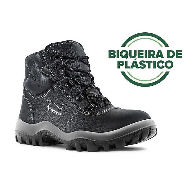 BOTINA ELETRICISTA PVC SAFETLINE MIURA GRAN LUXO PRETA CA 13177 TAM 37