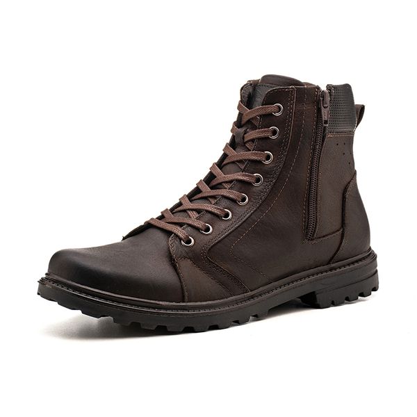 Bota couro 2025 timberland danver marrom
