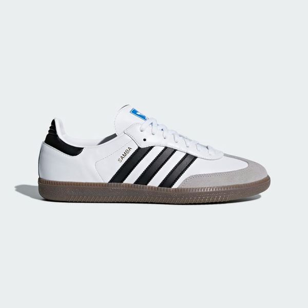 Tênis Adidas Samba Originals Casual Unissex Moda Branco e Preto