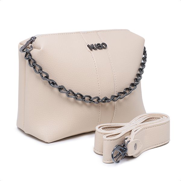 Bolsa Clutch Tiracolo Jade Marfim