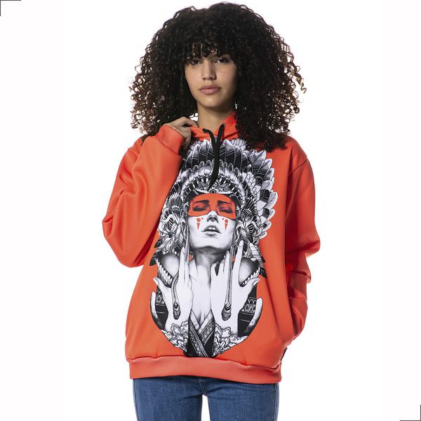 Moletom Estampado Indigena Total Feminino W2 STORE