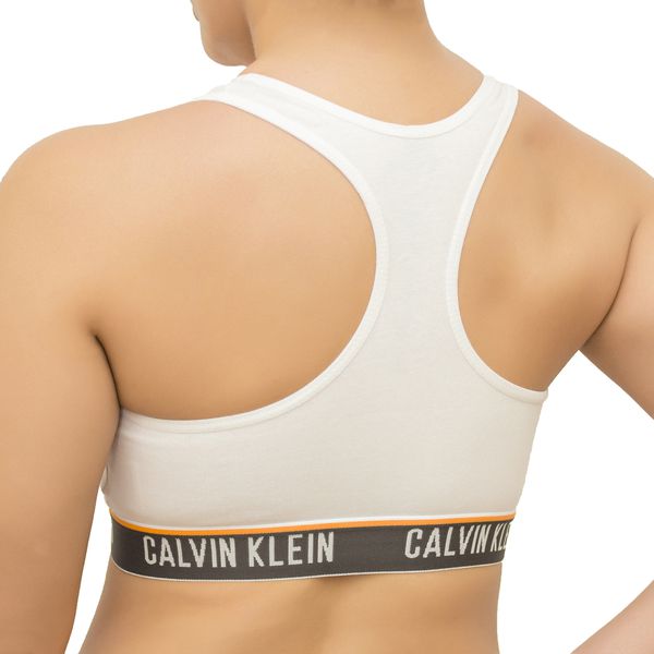 Top Nadador Cotton Feminino Calvin Klein Branco