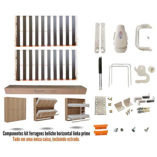 Kit Ferragens Beliche Linha Prime - SH