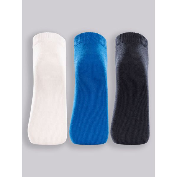 Kit Com 3 Pares De Meia Infantil Cano Curto Lupo Sport 30/36