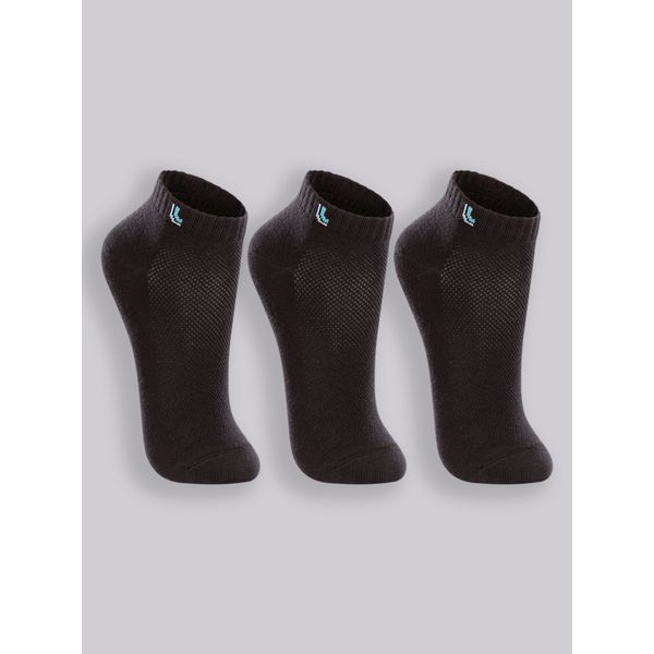 Kit Com 3 Pares De Meia Infantil Cano Curto Lupo Sport 30/36