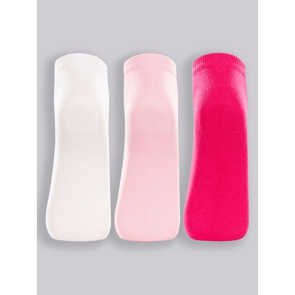 Kit Com 3 Pares De Meia Infantil Cano Curto Lupo Sport 30/36