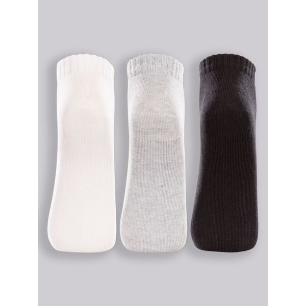 Kit Com 3 Pares De Meia Infantil Cano Curto Lupo Sport 30/36