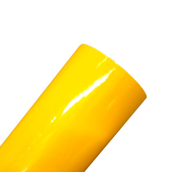 VINIL ADESIVO REFLETIVO AMARELO NOVA SILK 1,24 DE LARGURA 