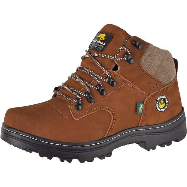 Bota adventure couro nobuck bell boots 780 camel Worldstock