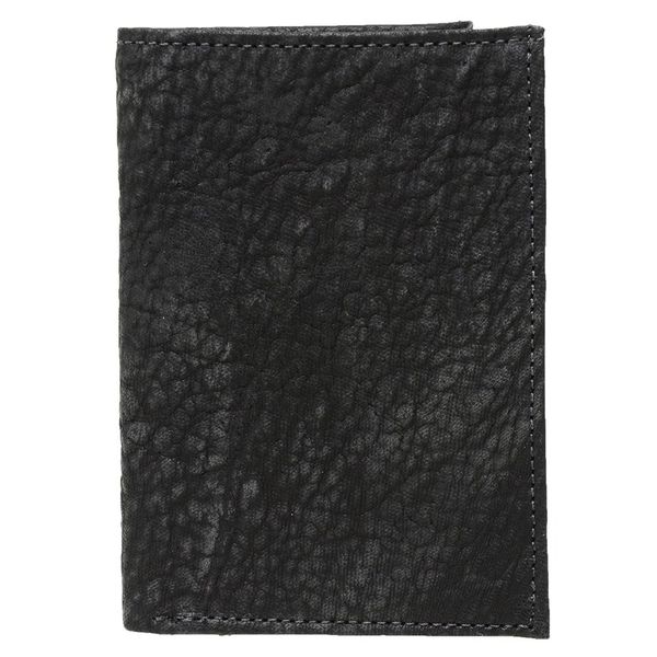 Carteira Masculina Em Couro de Tubarão Preto