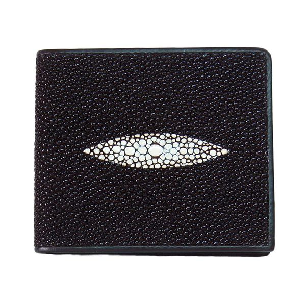 Carteira Masculina de Arraia Olho (Dasyatis spp.) Café
