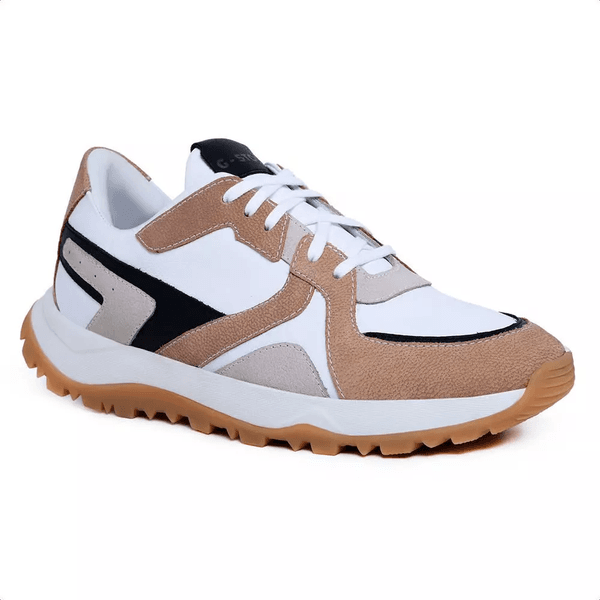 3341 FLY BRANCO SELARIA TAUPE SELARIA OFF WHITE NOBUCK PRETO BROOKLIN BRANCO HAMBER