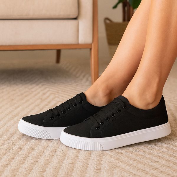 Tenis Feminino Star Casual Sapatenis Leve Confortável