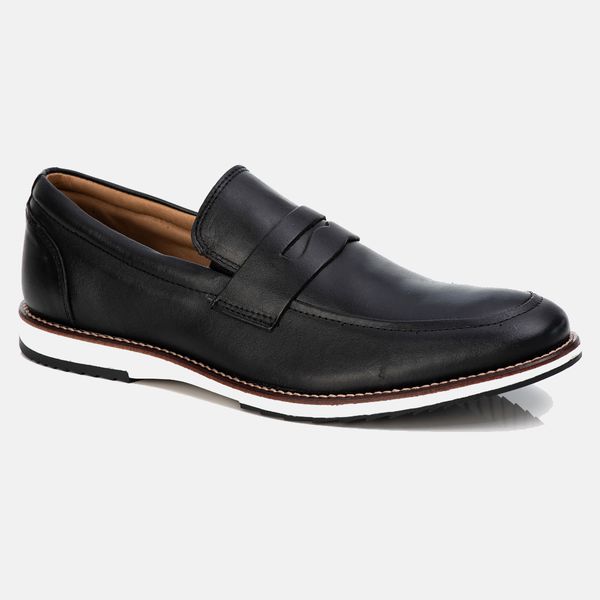 Sapato Brogue Premium Casual Moderno B2C 8001 Preto